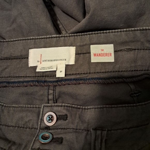 Anthropologie the Wanderer High-Rise Cargo Pant Gray Size 27. - Picture 6 of 11